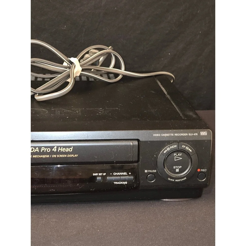 Sony SLV478 DA Pro4 Head VHS Video Cassette Recorder Player NO Cables PARTS ONLY